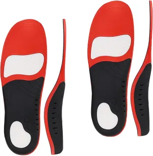 2 Pairs Plantar Fasciitis High Arch Support Insoles for Men/Women,Flat Feet Orthotic-Heel Pain Relief-Heavy Duty/Running Athletic Gel/Comfort Work Boot Shoe Inserts（L）