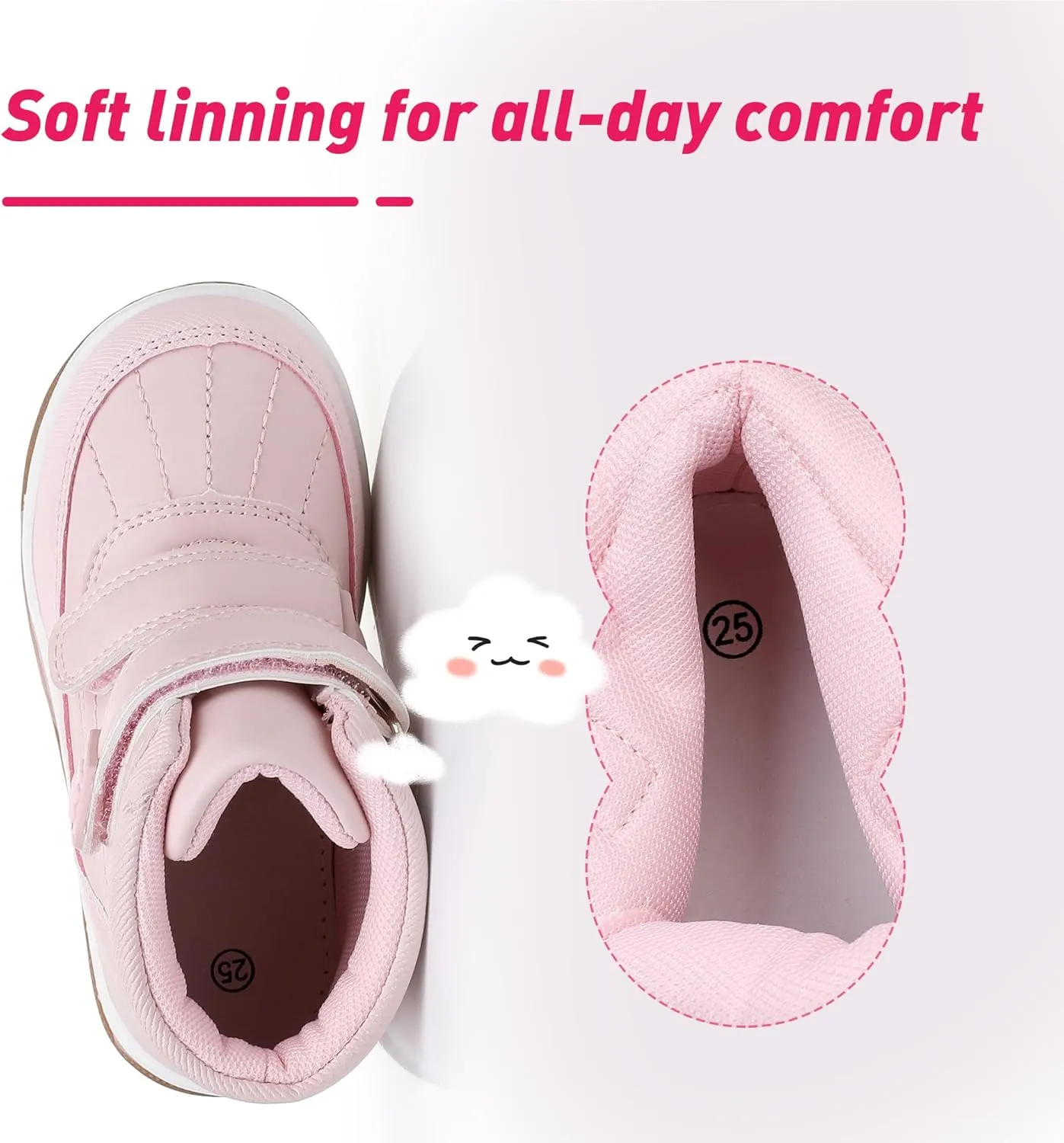Ahannie Boys Girls Boots Toddler Kids Fall Boots Water Resistant Outdoor Ankle Shoes(Toddler/Littler Kid)