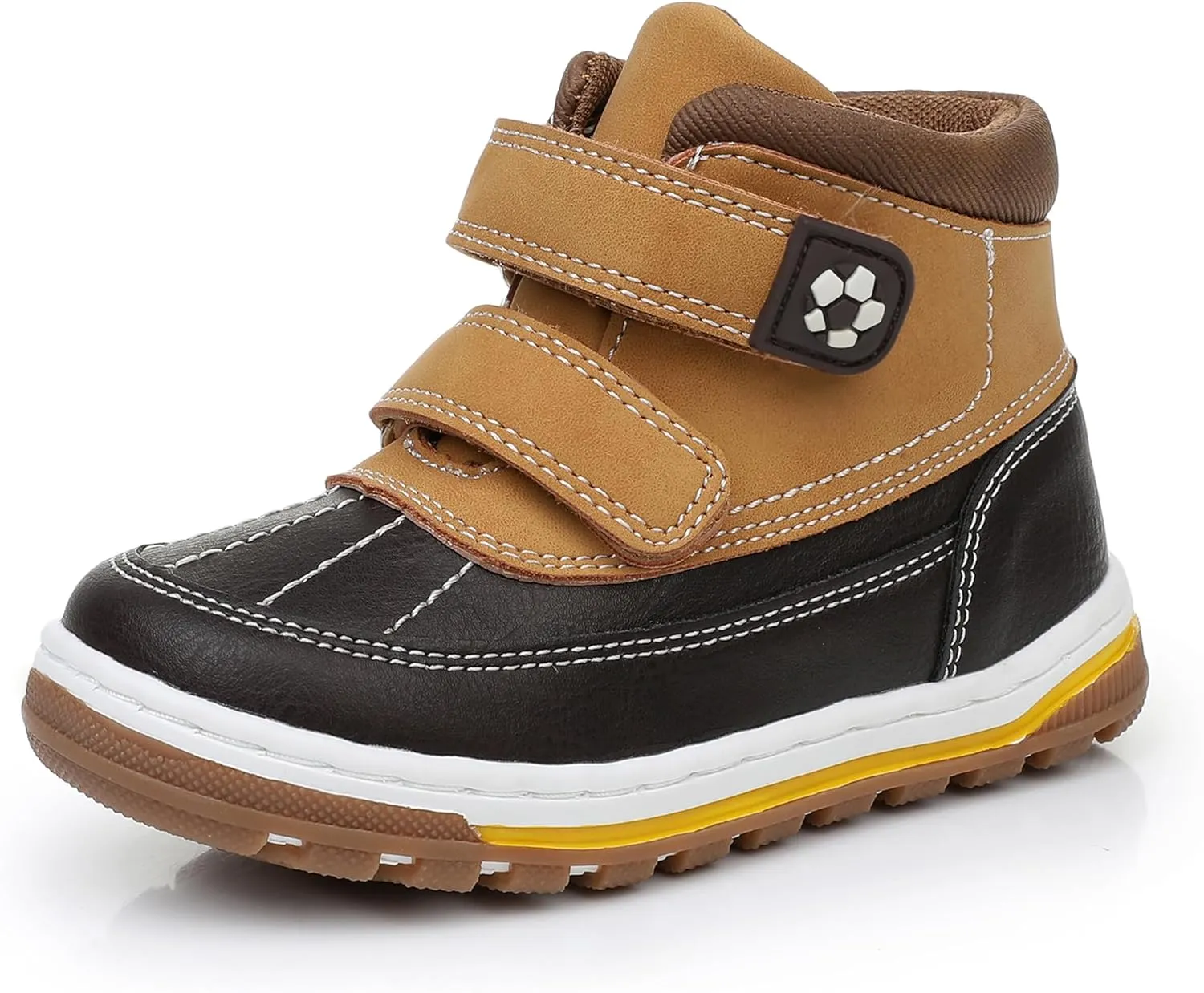 Ahannie Boys Girls Boots Toddler Kids Fall Boots Water Resistant Outdoor Ankle Shoes(Toddler/Littler Kid)