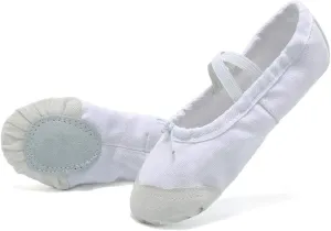 Ballet Women Canvas Dance Shoes Gymnastics Yoga Shoes Children Adult Soft Canvas Flats
