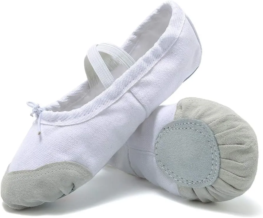 Ballet Women Canvas Dance Shoes Gymnastics Yoga Shoes Children Adult Soft Canvas Flats