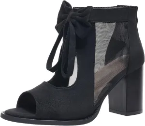 Chunky Heels For Women Dressy Low Heels Classic Open Toe Ankle Strap Block Heel Holiday Party Wedding Pumps Shoes