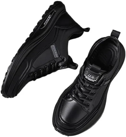 Classic Men's Plain Toe Oxford Shoes in Genuine Leather with Polished Finish for Business Attire