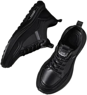 Classic Men's Plain Toe Oxford Shoes in Genuine Leather with Polished Finish for Business Attire