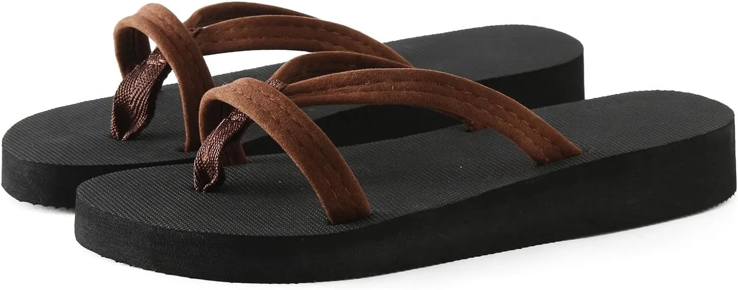 Comfortable Fashion Beach Cute Ladies Slides Women's Shoes Slippers Open Toe Wedges Beach Flip Flops Massage Fashion