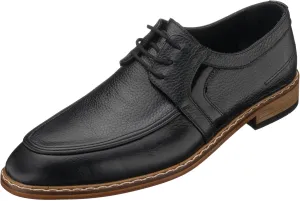 DALGALA Men's Black Leather Handcrafted Oxford Shoes Lace up Shoes Mens Derby Shoes Formal Dress Shoes