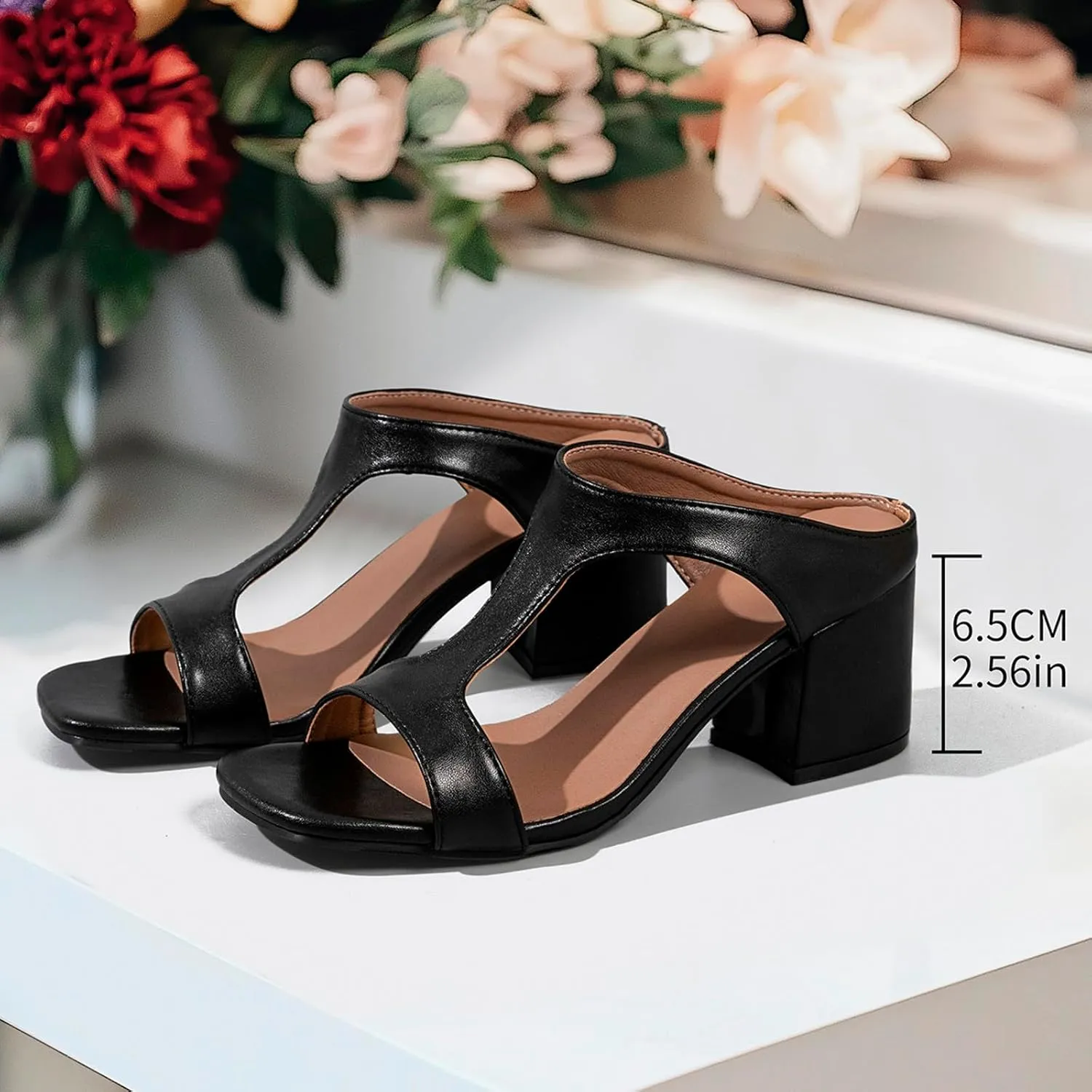European Plus Size Fashionable Sexy Solid Sandals Thick Heels High Heels Fish Mouth Hollow Womens Bow Sandals Jelly
