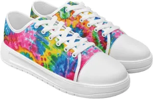 Fashion Sneakers for Women 2025 Colorful Canvas Shoes Lightweight Casual Sneakers
