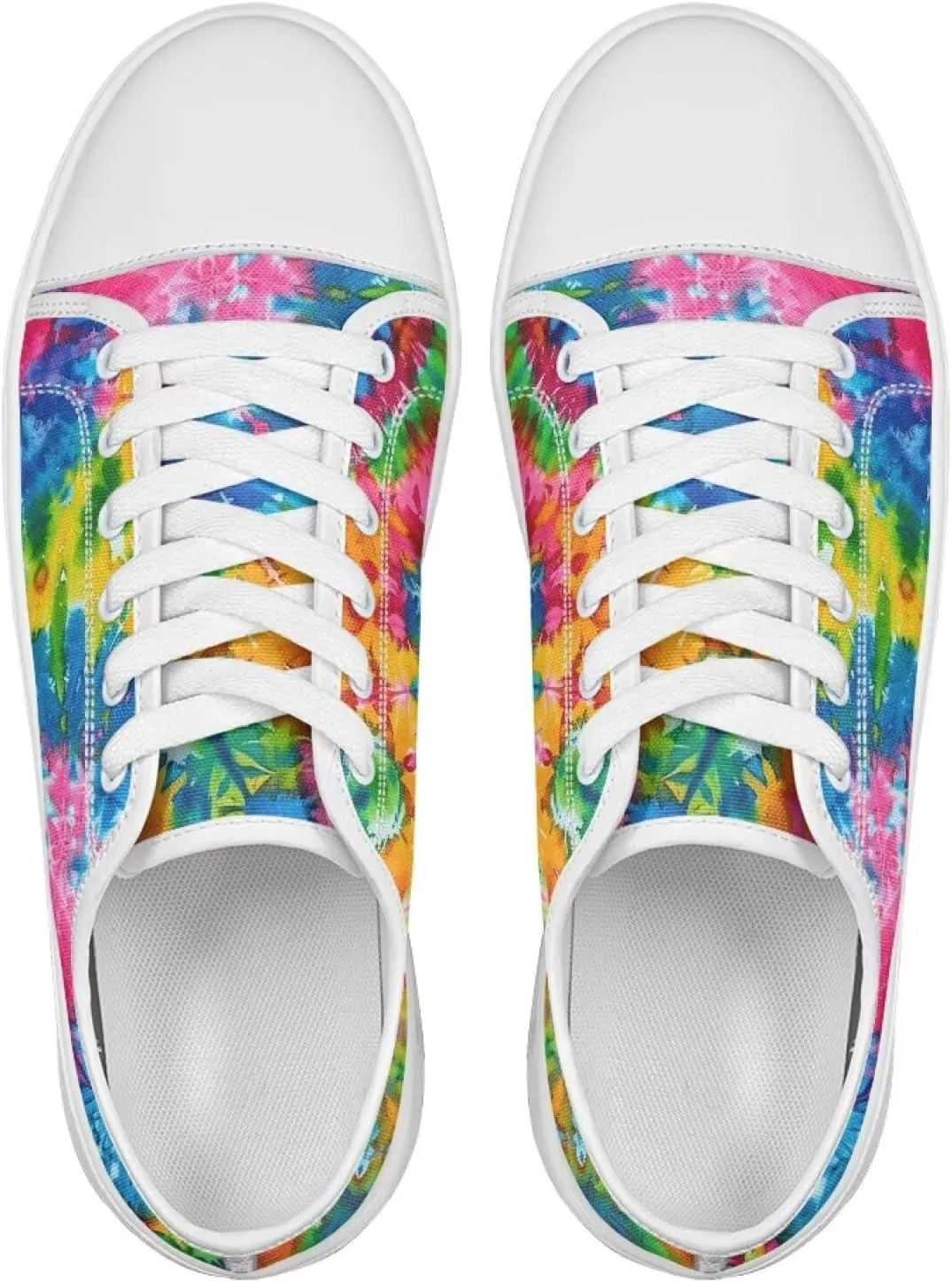 Fashion Sneakers for Women 2025 Colorful Canvas Shoes Lightweight Casual Sneakers