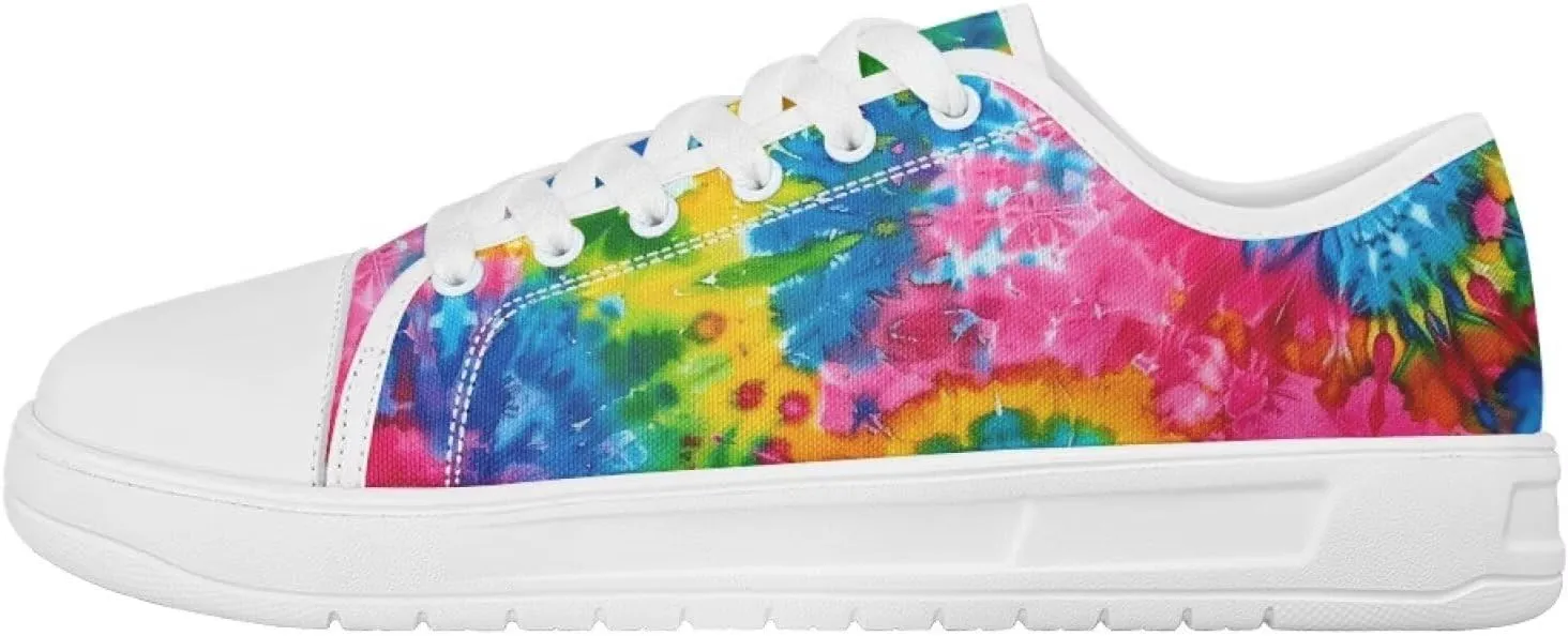 Fashion Sneakers for Women 2025 Colorful Canvas Shoes Lightweight Casual Sneakers