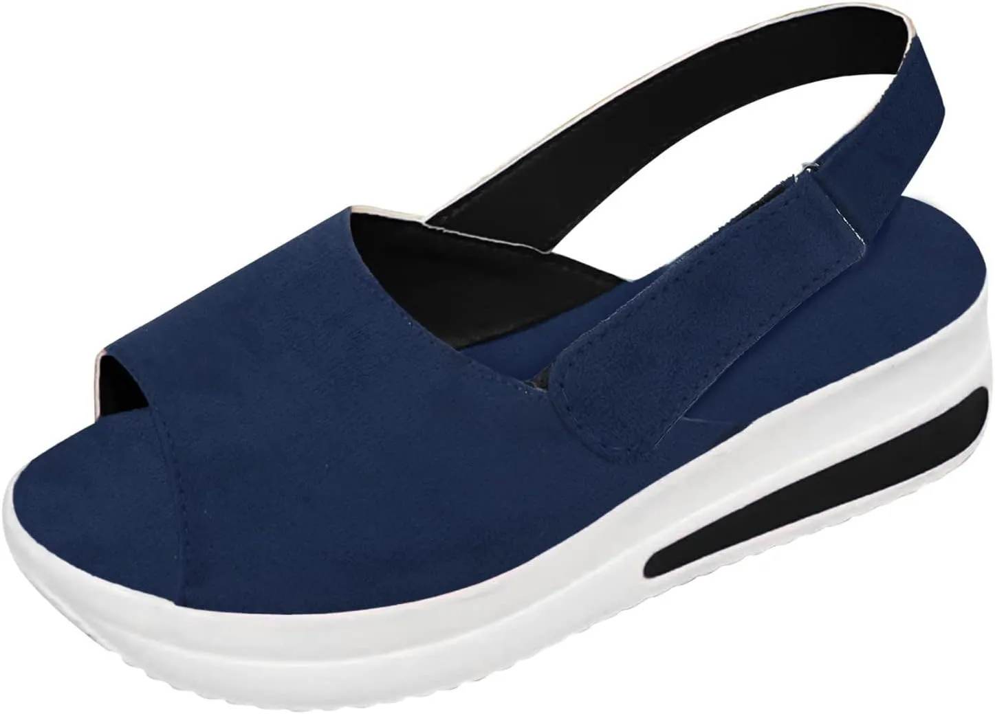 Flip Flops for Women,Dressy Summer Sandals 2023 Peep Toe Platform Sandals Shoes Wedges Ankle Buckle Ladies Flip Flops