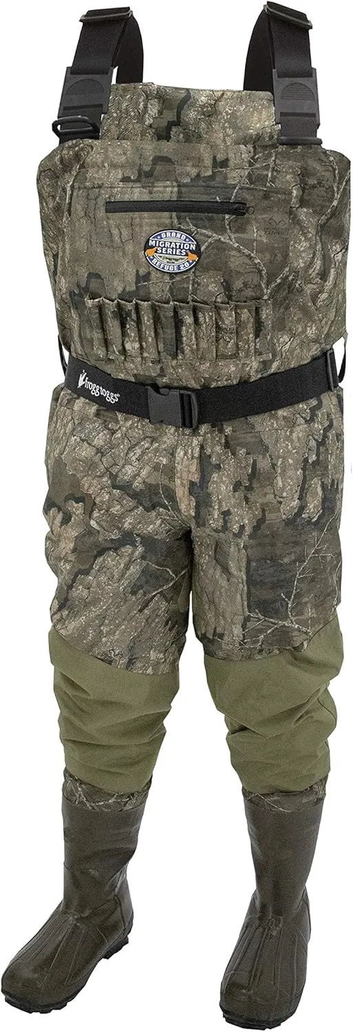 FROGG TOGGS Mens Grand Refuge 2.0 Regular Size Waterproof Breathable & Insulated Chest Wader for Hunting