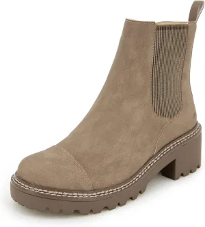JBU Women's Reed Fashion Comfort Inside Zipper Water Resistant Chelsea Boot