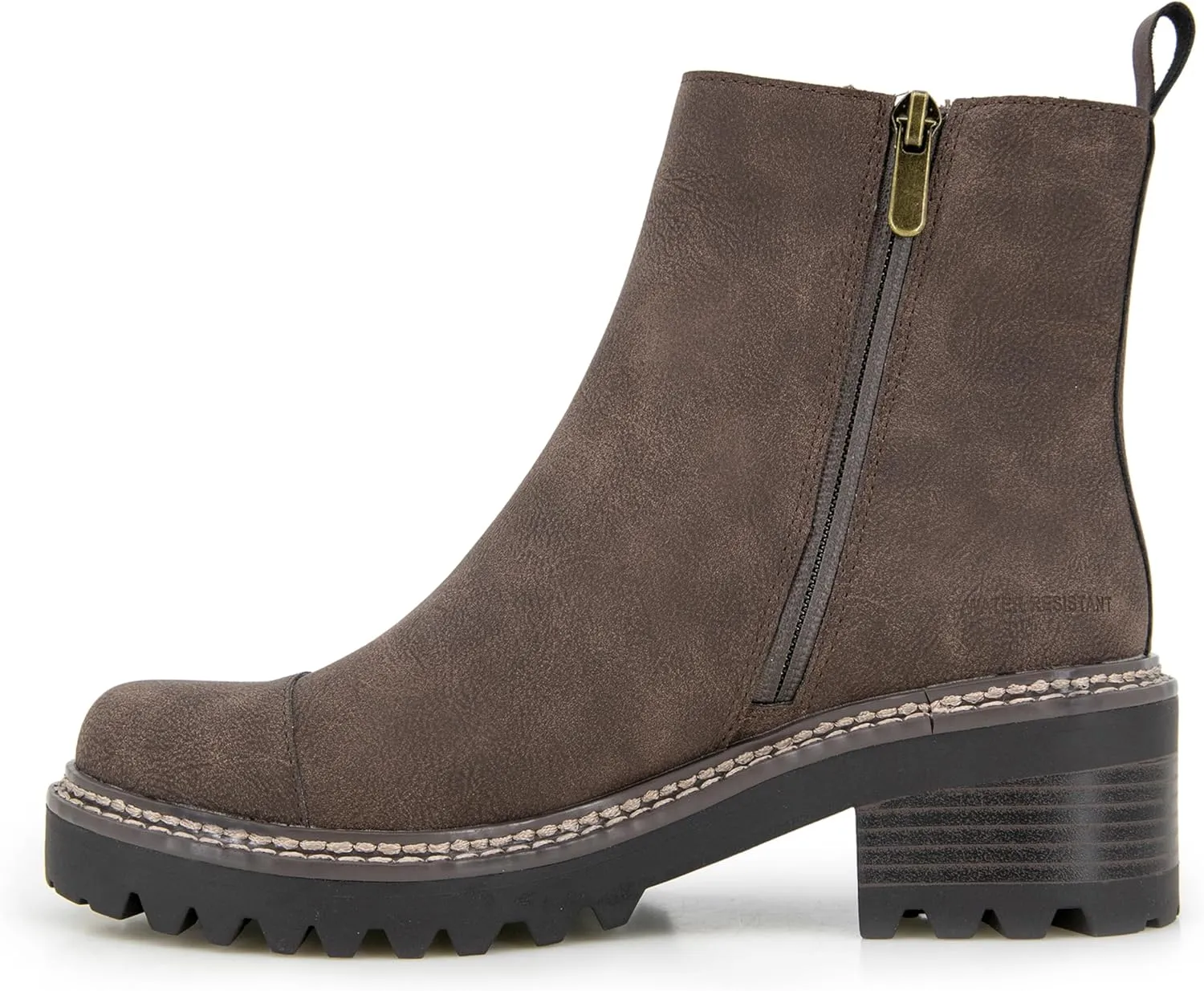 JBU Women's Reed Fashion Comfort Inside Zipper Water Resistant Chelsea Boot