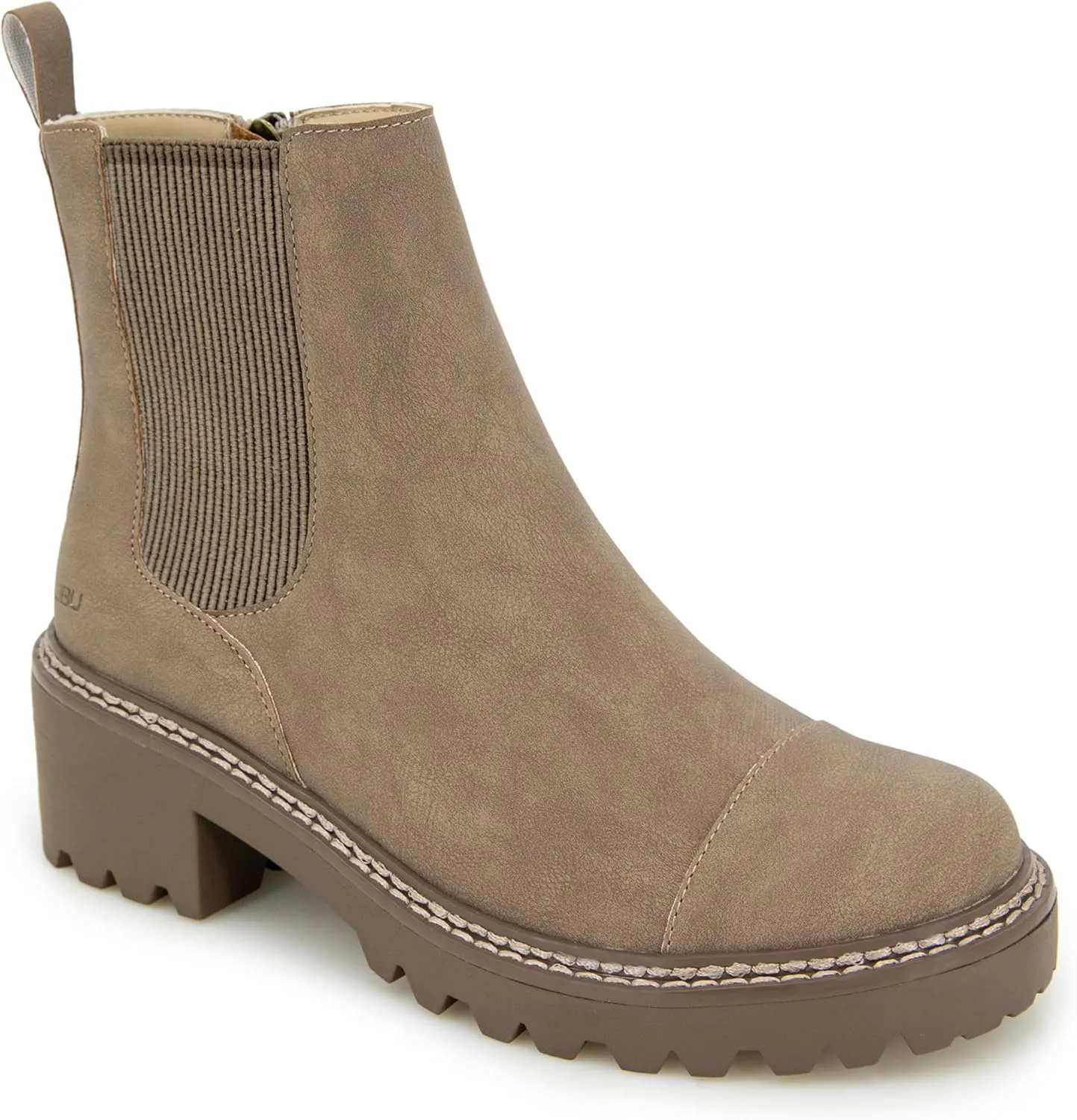 JBU Women's Reed Fashion Comfort Inside Zipper Water Resistant Chelsea Boot