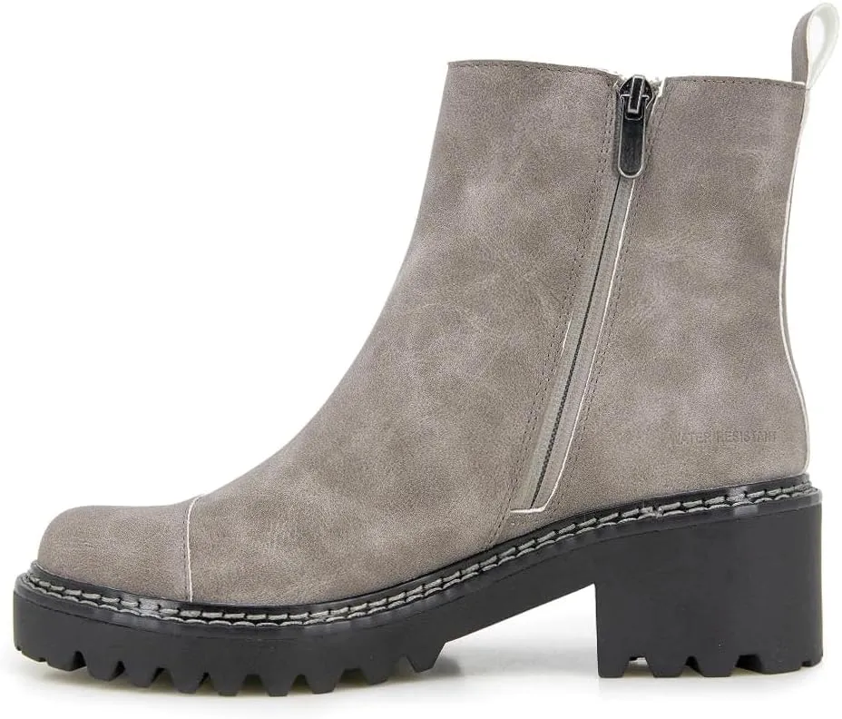 JBU Women's Reed Fashion Comfort Inside Zipper Water Resistant Chelsea Boot