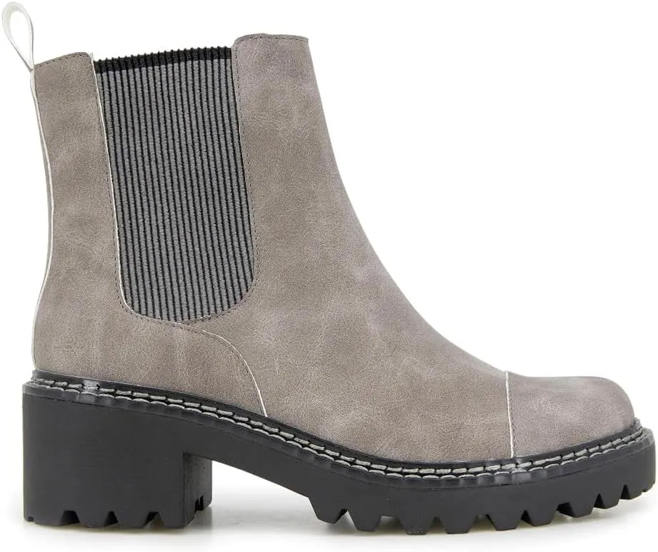 JBU Women's Reed Fashion Comfort Inside Zipper Water Resistant Chelsea Boot