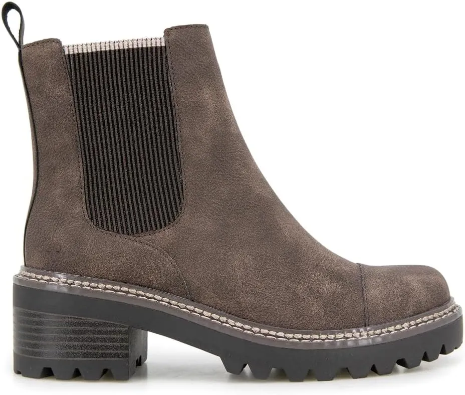 JBU Women's Reed Fashion Comfort Inside Zipper Water Resistant Chelsea Boot