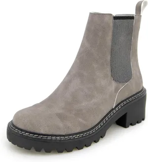 JBU Women's Reed Fashion Comfort Inside Zipper Water Resistant Chelsea Boot