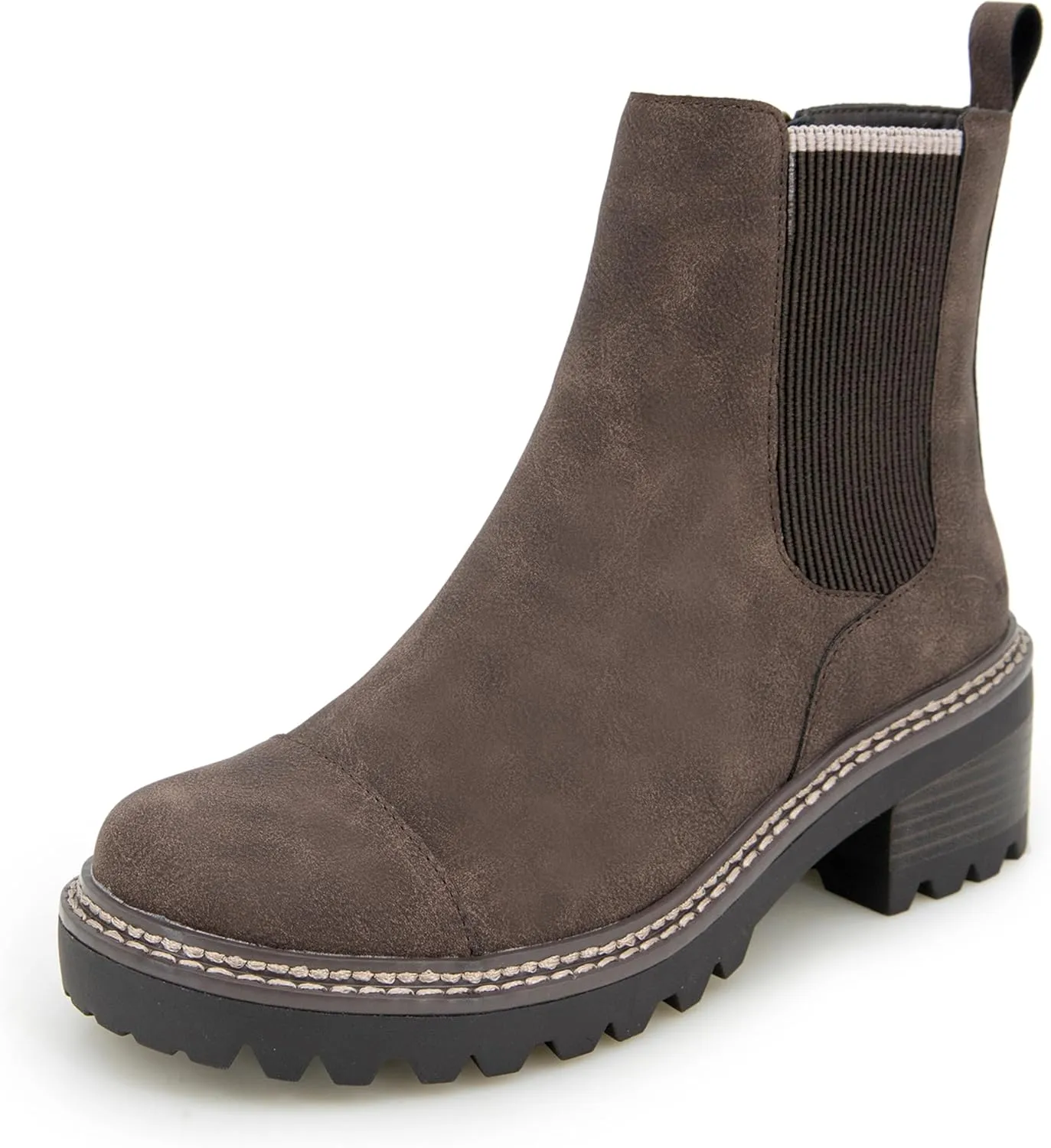 JBU Women's Reed Fashion Comfort Inside Zipper Water Resistant Chelsea Boot
