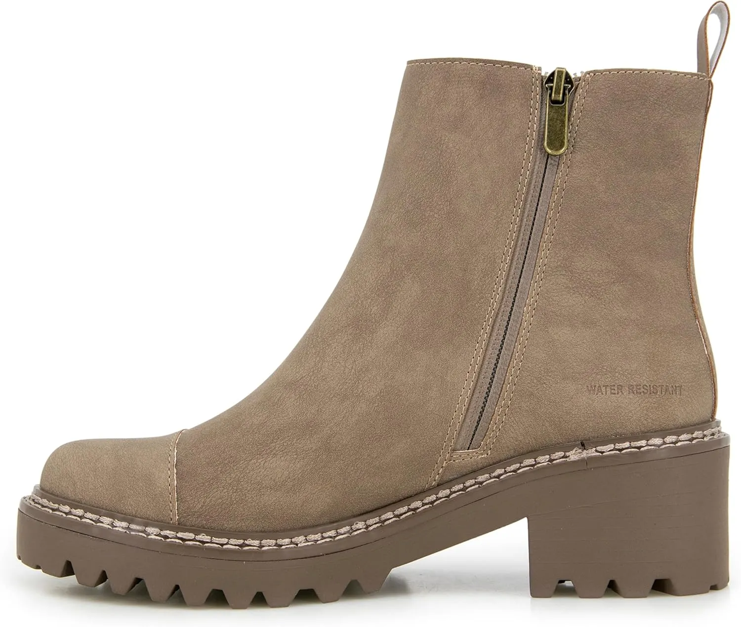 JBU Women's Reed Fashion Comfort Inside Zipper Water Resistant Chelsea Boot