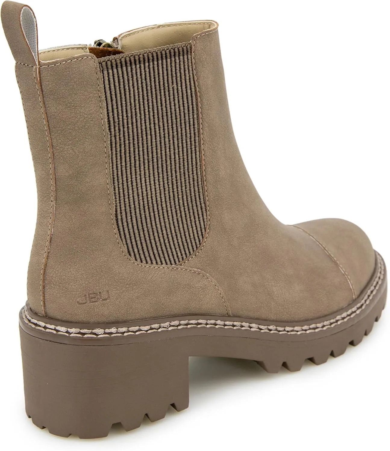JBU Women's Reed Fashion Comfort Inside Zipper Water Resistant Chelsea Boot