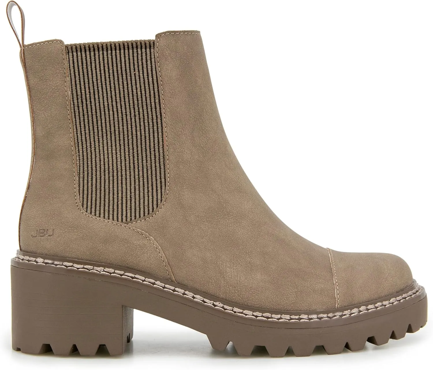 JBU Women's Reed Fashion Comfort Inside Zipper Water Resistant Chelsea Boot