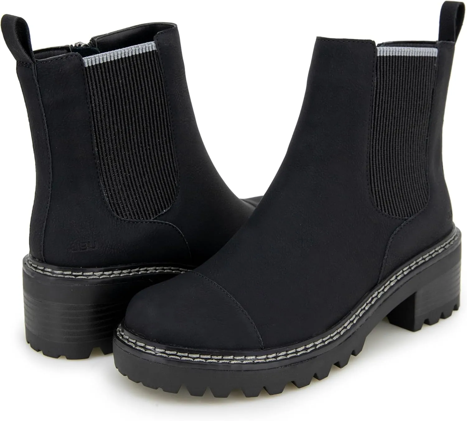 JBU Women's Reed Fashion Comfort Inside Zipper Water Resistant Chelsea Boot