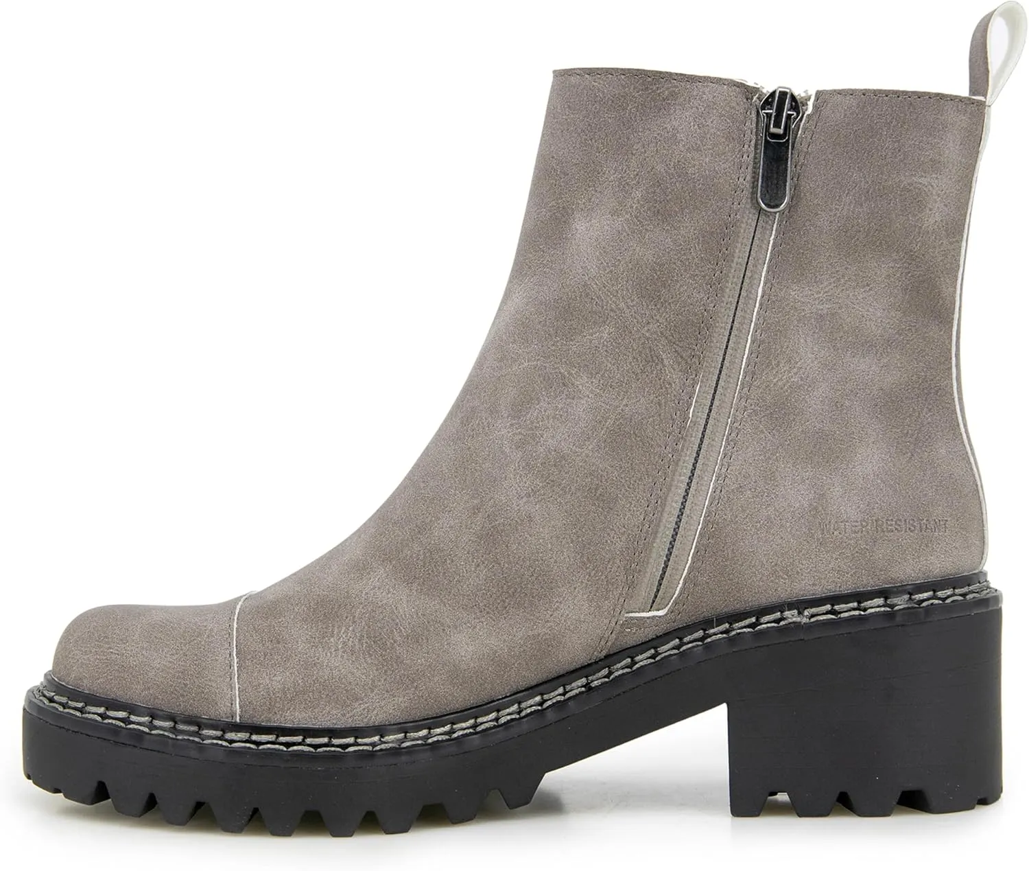 JBU Women's Reed Fashion Comfort Inside Zipper Water Resistant Chelsea Boot