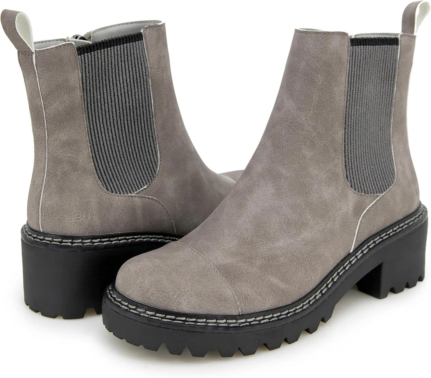 JBU Women's Reed Fashion Comfort Inside Zipper Water Resistant Chelsea Boot