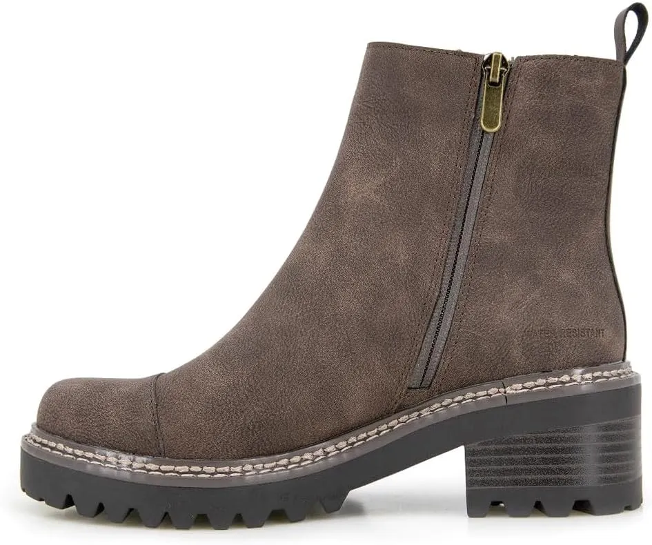 JBU Women's Reed Fashion Comfort Inside Zipper Water Resistant Chelsea Boot