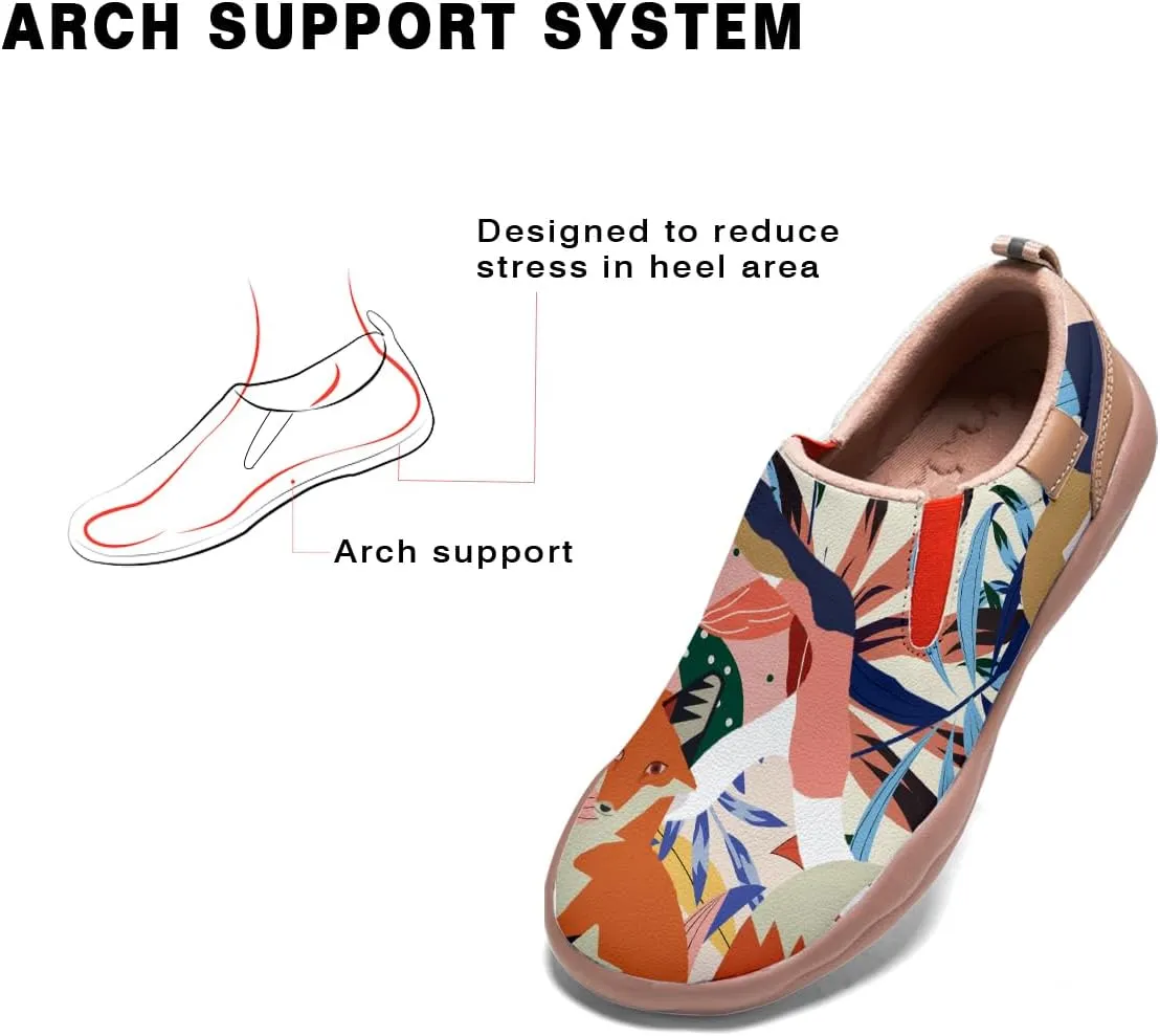 Kid Travel Shoes Boy Girl Slip-On Casual Loafers Lightweight Comfort Animal Art Painted Fashion Sneakers