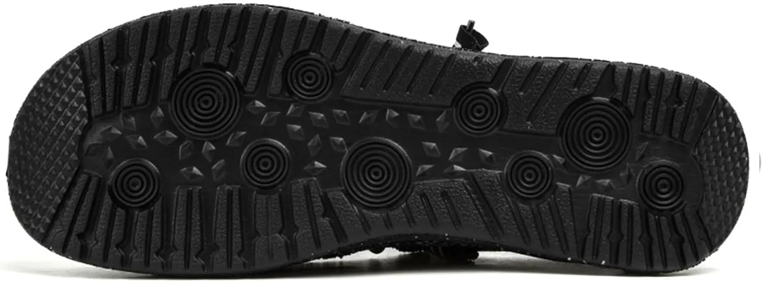 Mens Canvas Lightweight Soft Comfortable Lace-Up Loafers