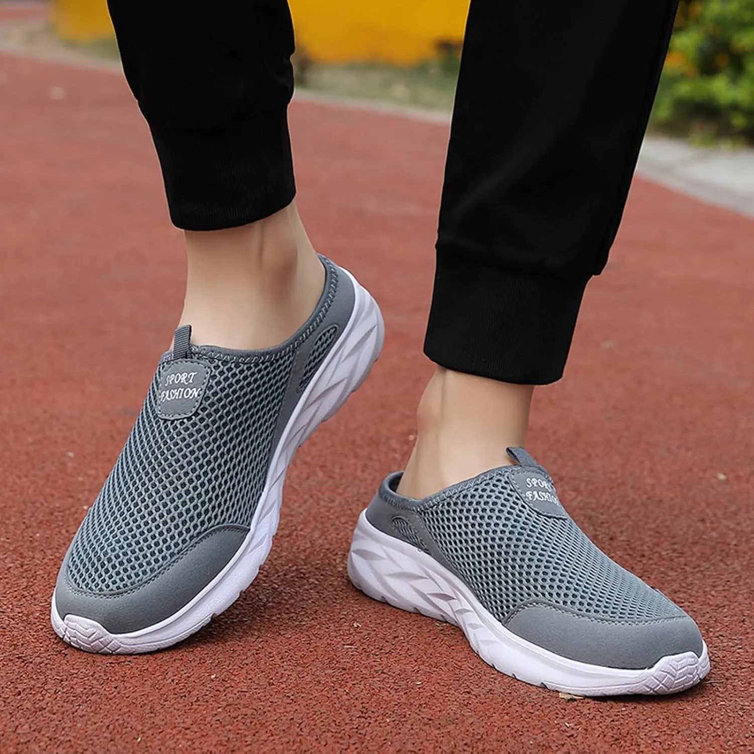 Men's Comfortable Canvas Shoes Lightweight Breathable Walking Shoe Gym Tennis Outdoor Non Slip Jogging Sneakers