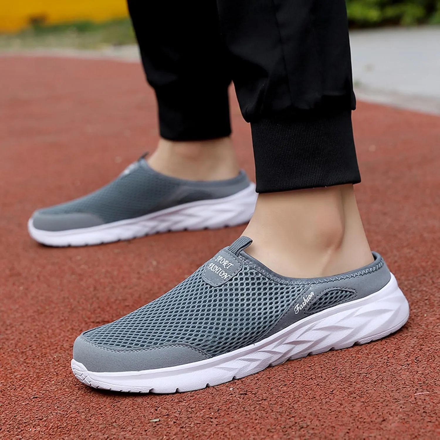 Men's Comfortable Canvas Shoes Lightweight Breathable Walking Shoe Gym Tennis Outdoor Non Slip Jogging Sneakers
