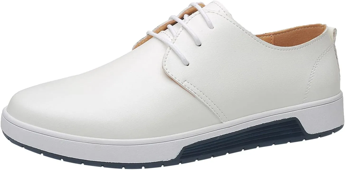 Men's Dress Shoes Brown Slip On Summer Style Men's Breathable Comfortable Business Lace Up Dress Shoe Stores Near Me