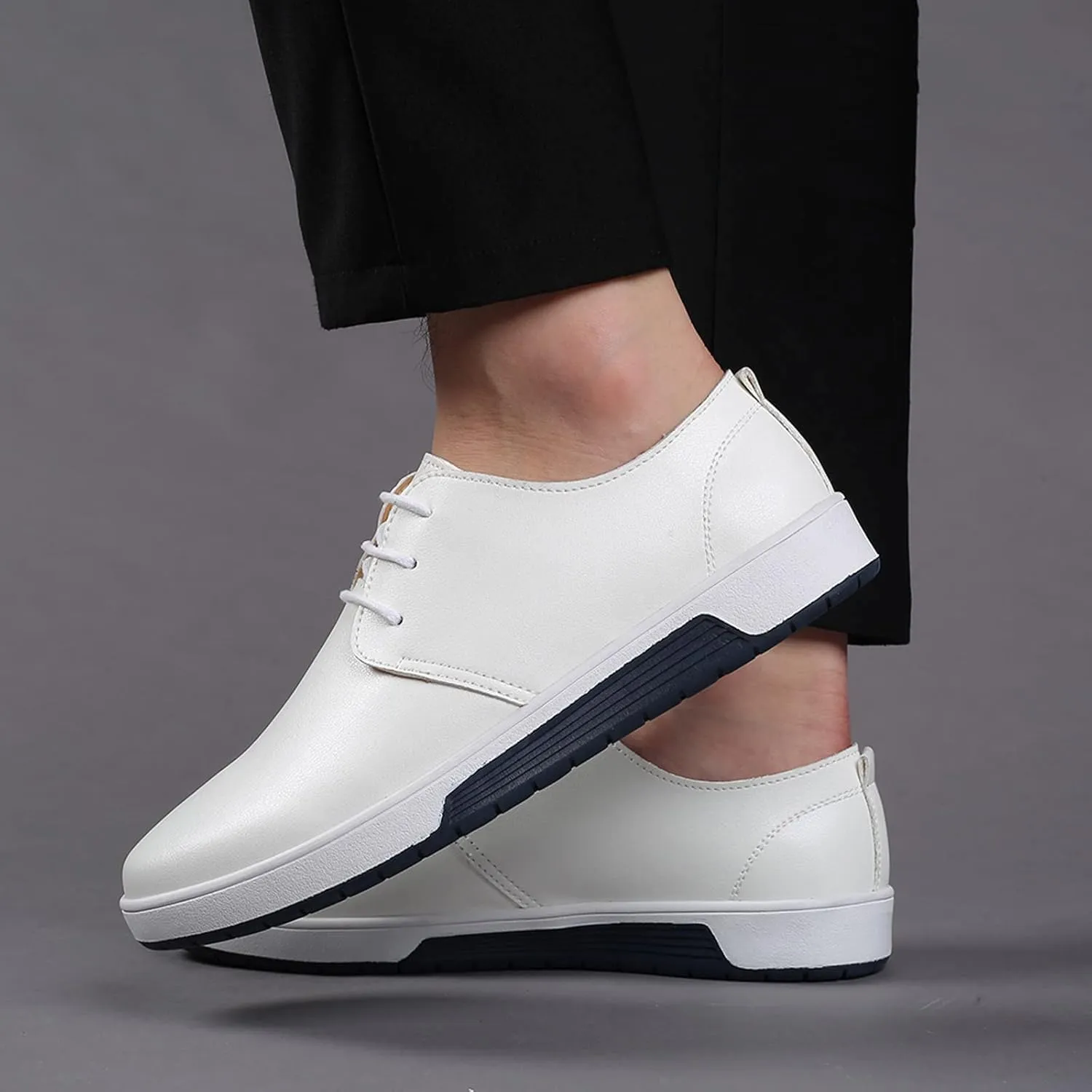 Men's Dress Shoes Brown Slip On Summer Style Men's Breathable Comfortable Business Lace Up Dress Shoe Stores Near Me