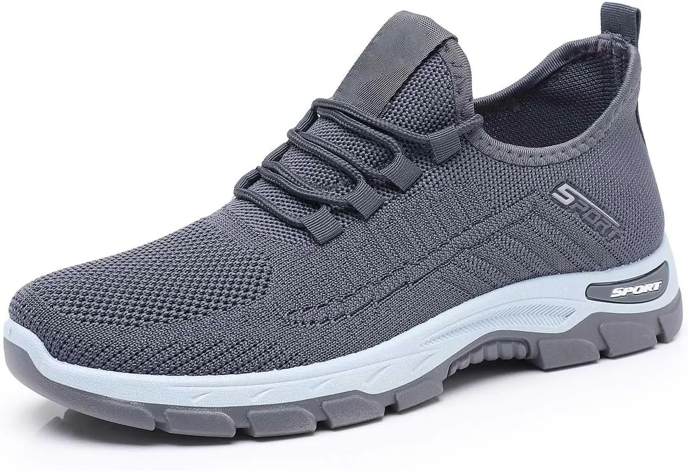 Men's Fashion Pure Color Cloth Casual Sports Shoes Breathable Non Slip Shoes Casual Sand