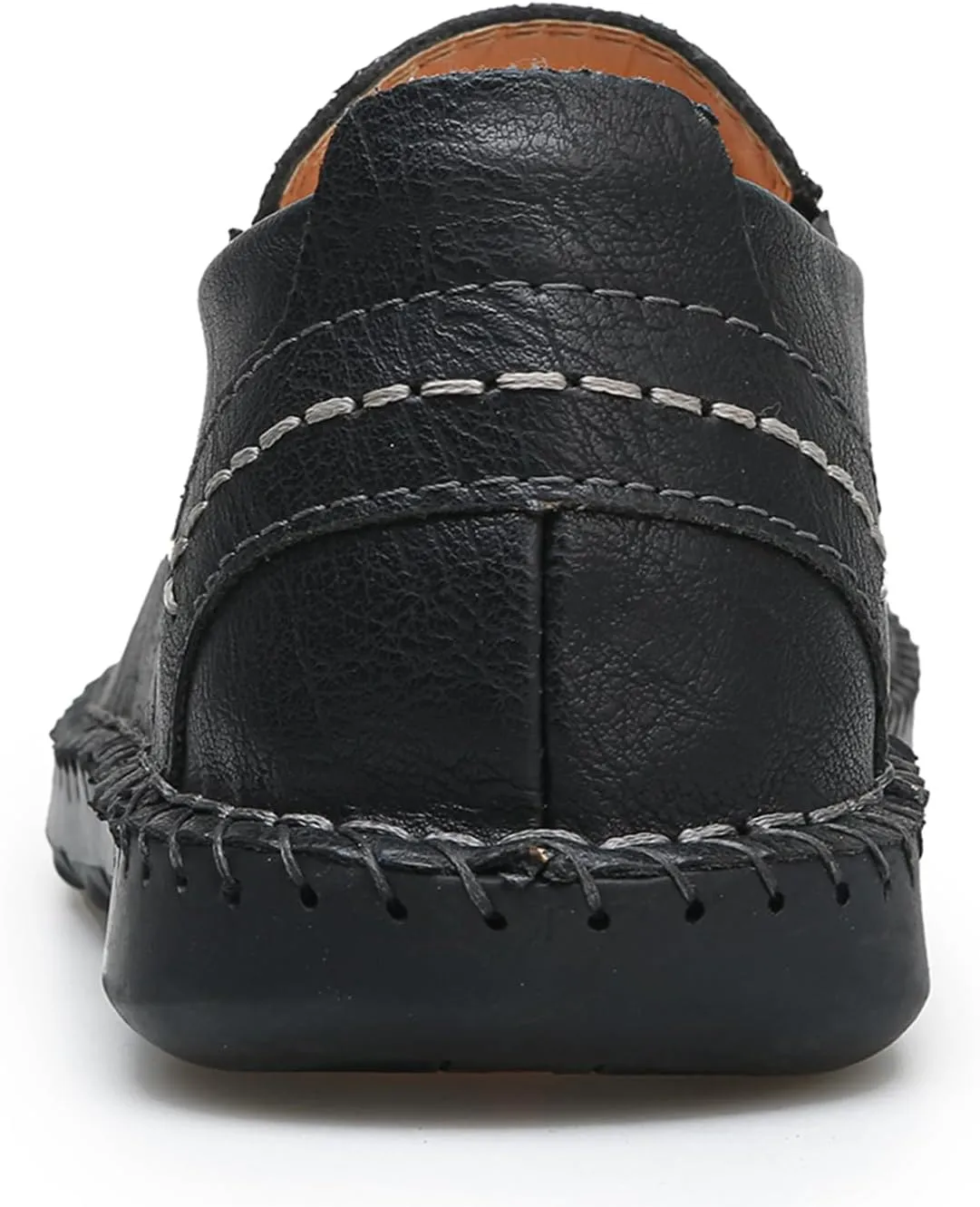 Men's Penny Loafers Leather Slip-On Loafers Casual Walking Driving Shoes Handcrafted Comfort Moccasins