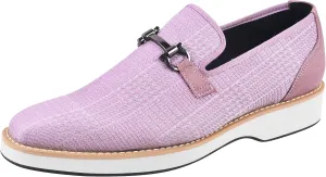 Mens Prom Shoes - Mens Tuxedo Canvas Textile and Suede Leather Noble Loafers and Slip On Wedding Party Shoes