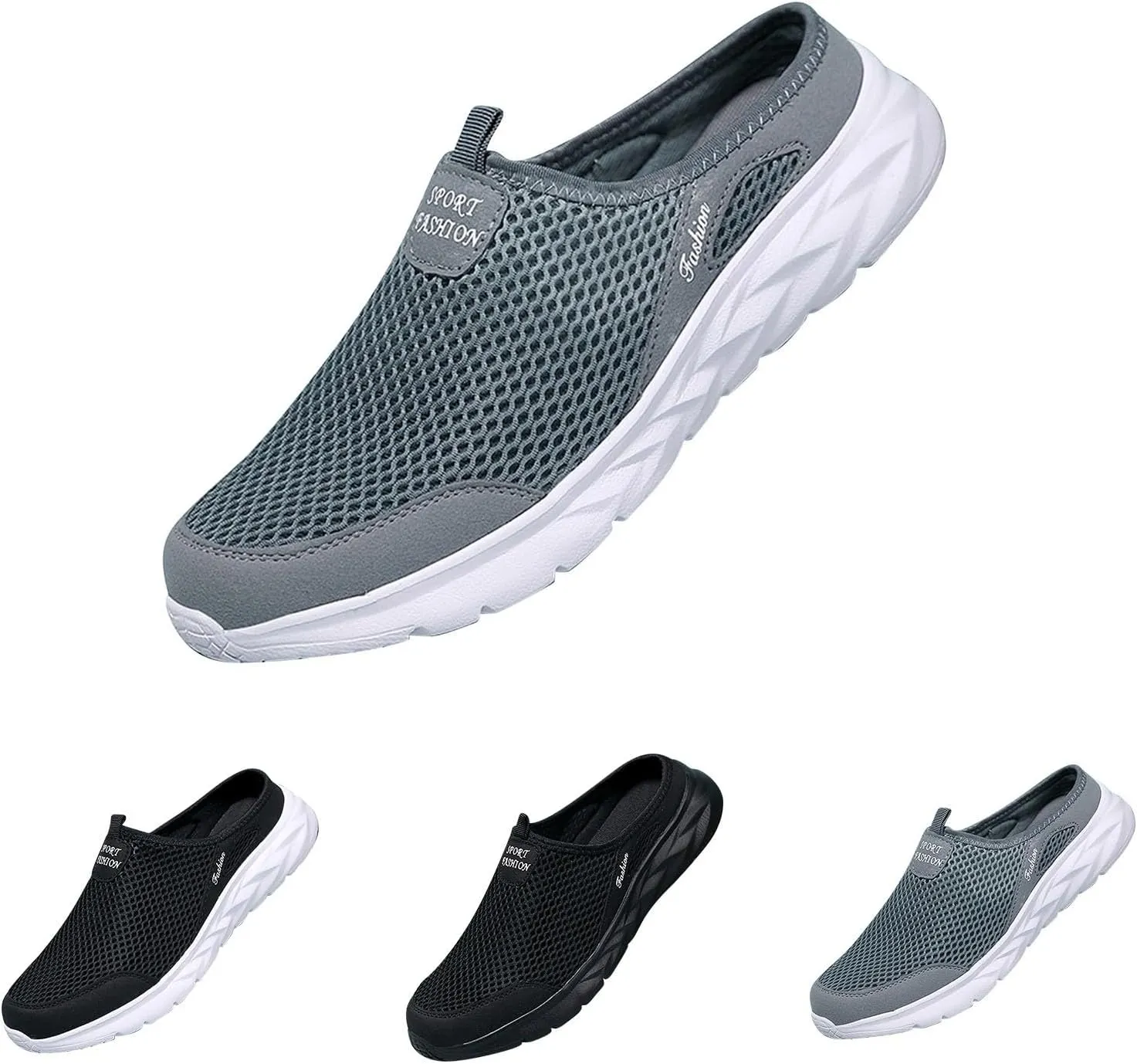 Mens Shoes Casual White Sneakers Men Wide Black Loafers Women Lightweight Cute Round Toe Christmas Loafers Women Comfort Cute Casual Slip On Lightweight