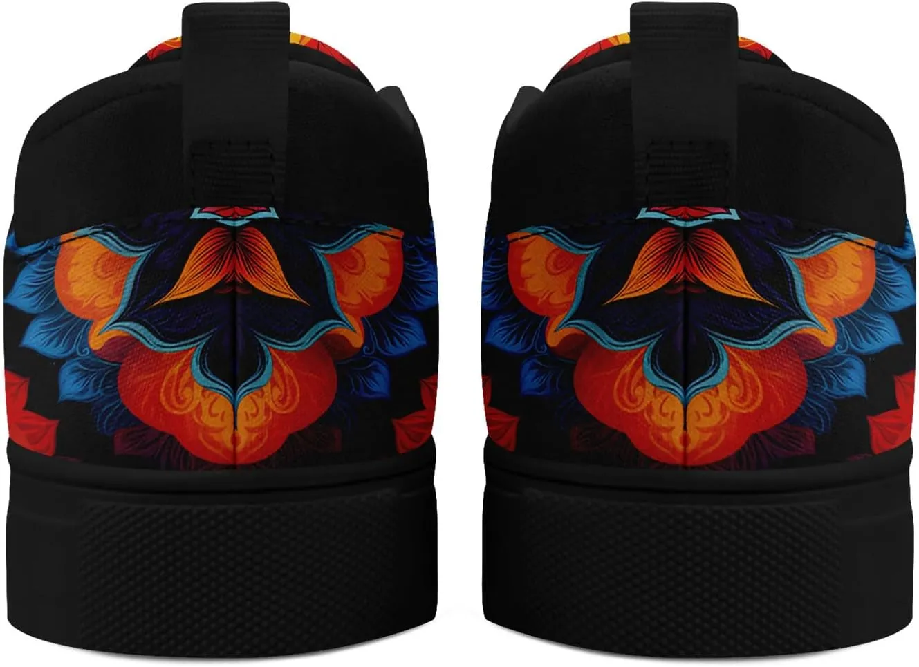 Men's Slip-On Canvas Shoes Gothic Skull Print Casual Lightweight Loafers Comfortable Walking Sneaker for Women