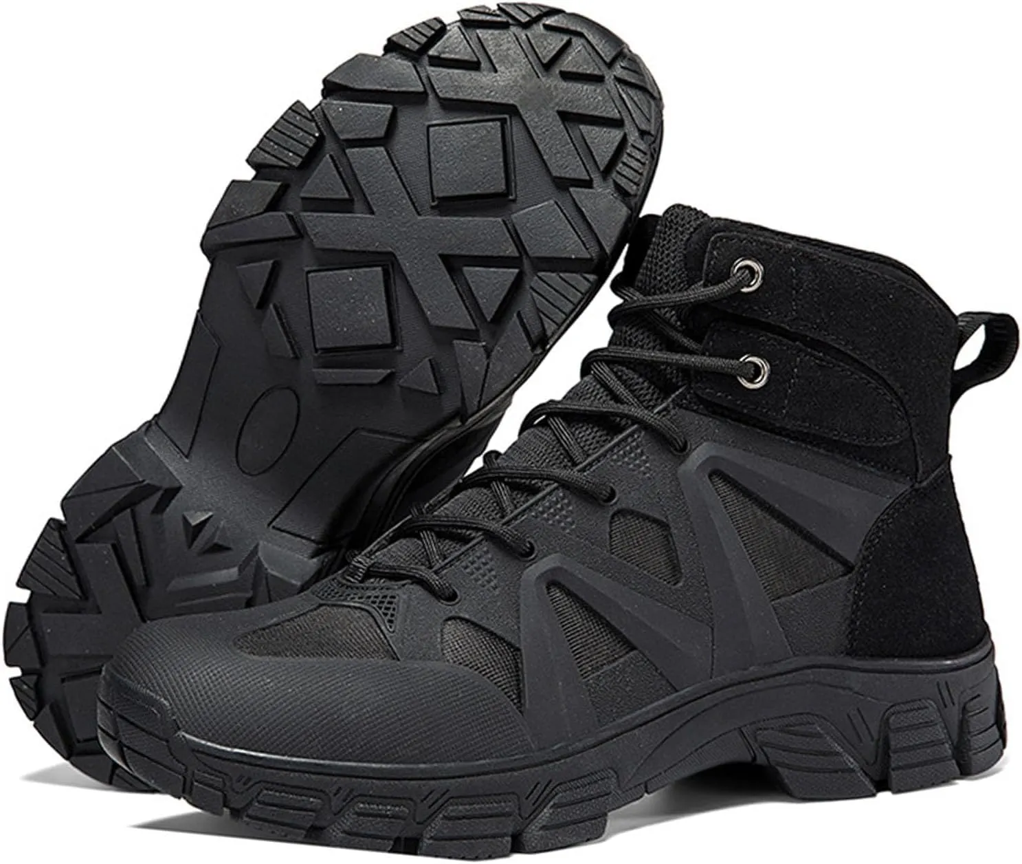 Mens Tactical Boots 6 Inches Lightweight Military Combat Boots Work army boots for men