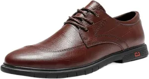 Mens Tuxedo Shoes Elegant Non-Slip Pointed Toe Patent Leather Formal Lace-up Business Oxford Dress Shoes