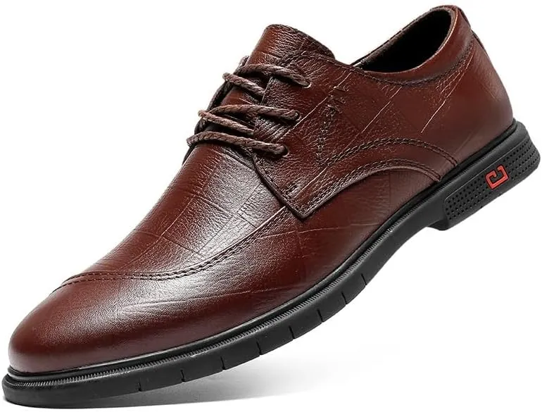 Mens Tuxedo Shoes Elegant Non-Slip Pointed Toe Patent Leather Formal Lace-up Business Oxford Dress Shoes