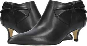 MOOMMO Women Low Kitten Heel Suede Ankle Boots Bow Pointed Closed Toe Zipper Chelsea Boots 2" Heels Buckle Strap Faux Suede Boot Zip Up Short Dress Booties Fall Office Wedding Cute Comfort 4-11 M US