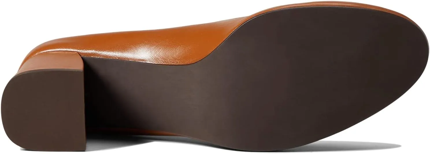 MOOMMO Women's Classic Chunky Block Heel Suede Pumps Round Closed Toe Slip On 2" Low Thick Heels Dress Shoes Matte Patent Leather Spring Fashion Office Work Pump Basic Shoe Elegant Wedding 4-11 M US