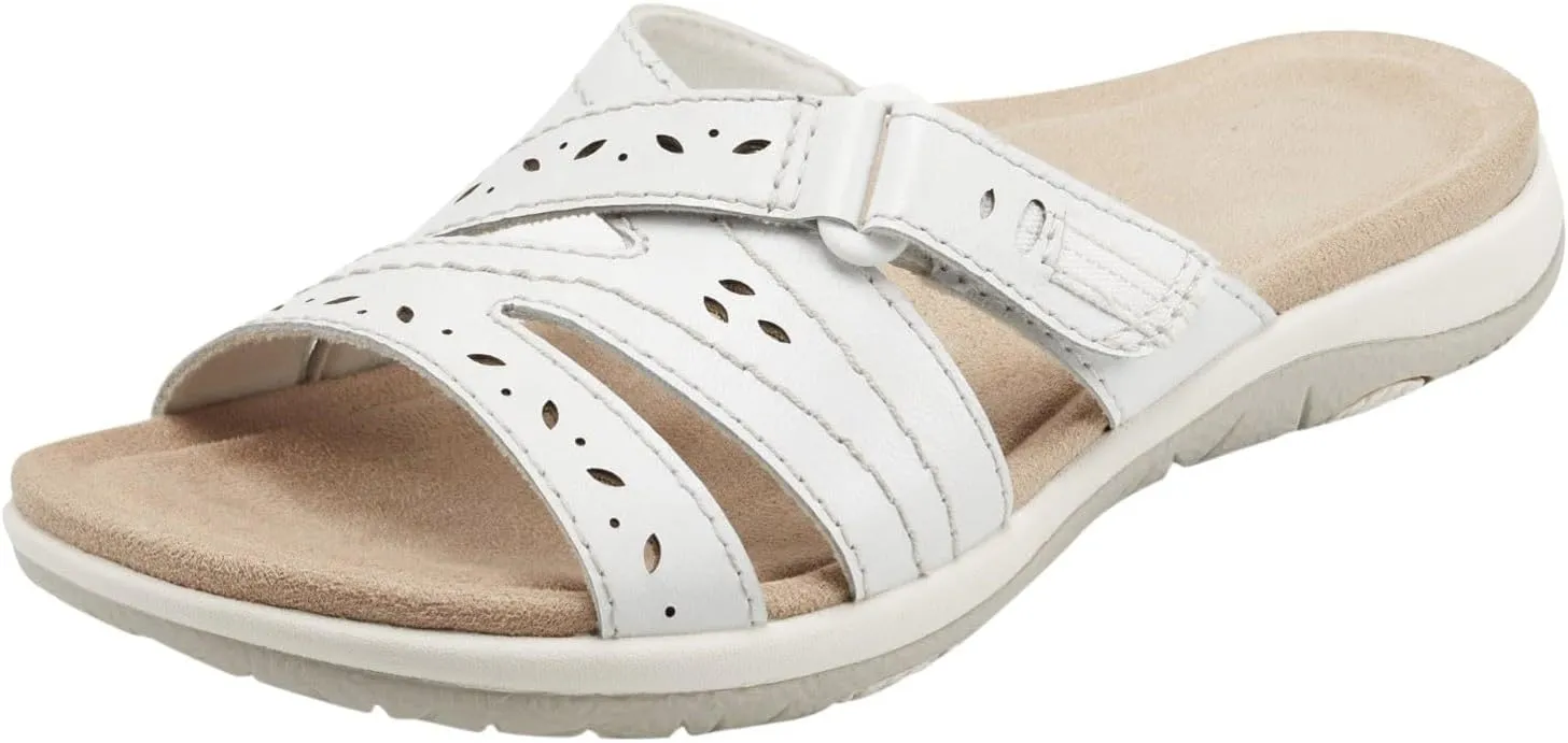 Orthopedic Sandals for Women Comfortable Slides Summer Walking Plantar Fasciitis Sandals with Arch Support Adjustable Hook and Loop Straps Outdoor slip-on shoes