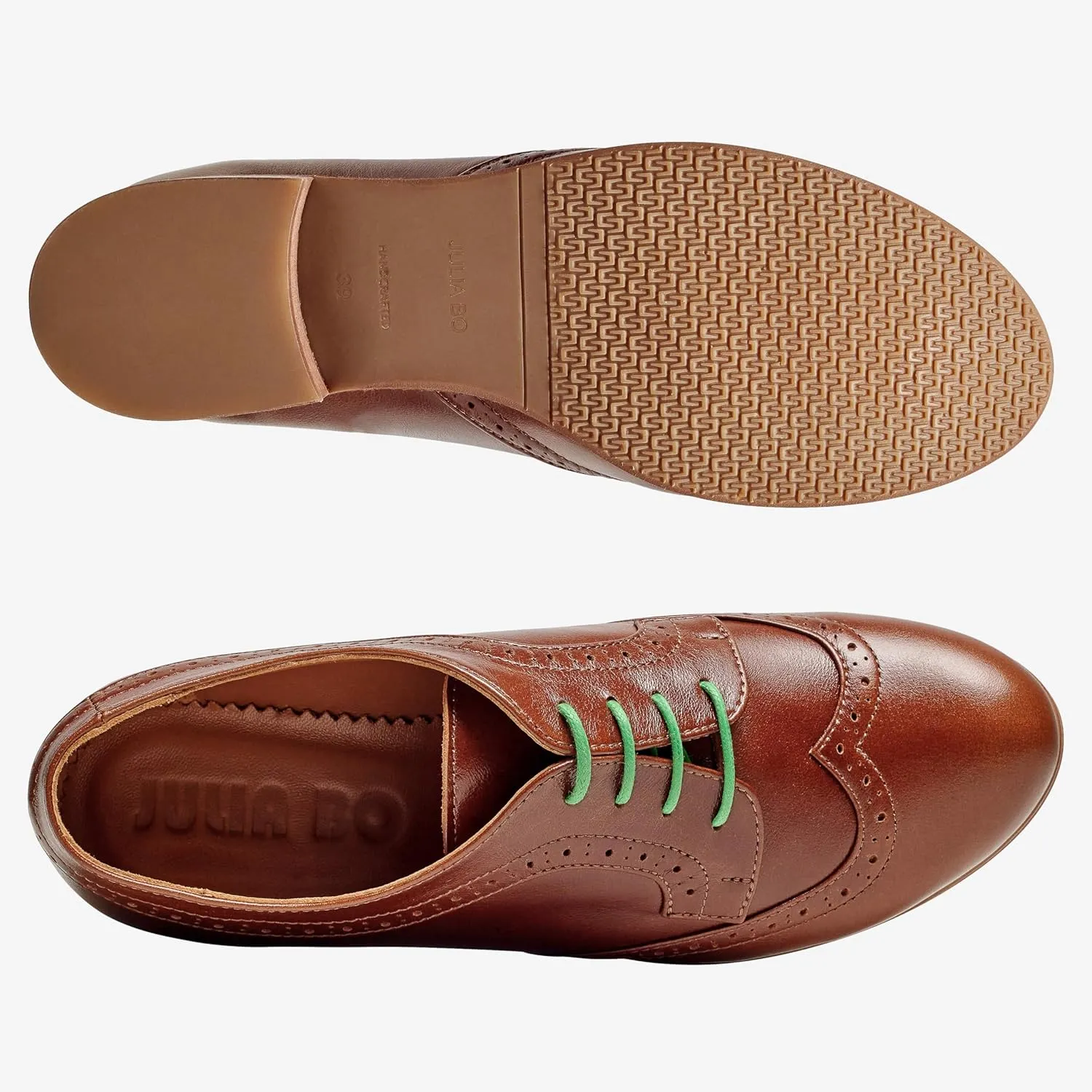 Oxford Shoes for Women - Premium Leather Comfortable Business Casual & Office Shoes – 1” Heel - Consciously Handcrafted in Europe