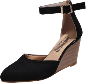 Platform Sandals Women Dressy Two-Strap Buckle Chunky Heel Lightweight Summer Party Sandals Padded Footbed 2025 Spring and Summer Vacation